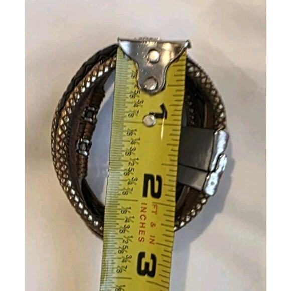 7 Inch Multi-strand Beaded Magnetic Bracelet Southwestern Western Boho - Picture 6 of 7